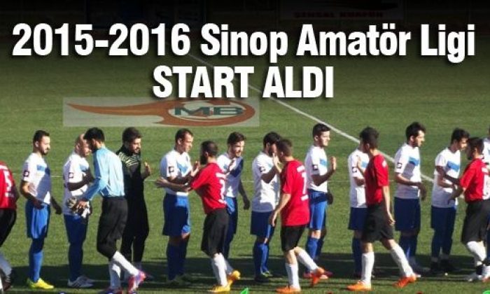 2015-2016 Sinop Amatör Ligi Start Aldı