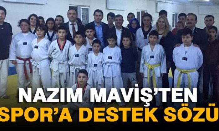Nazım Maviş’ten Genç Sporculara Destek Sözü