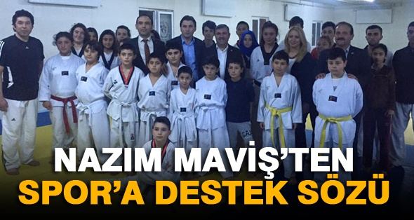 Nazım Maviş’ten Genç Sporculara Destek Sözü