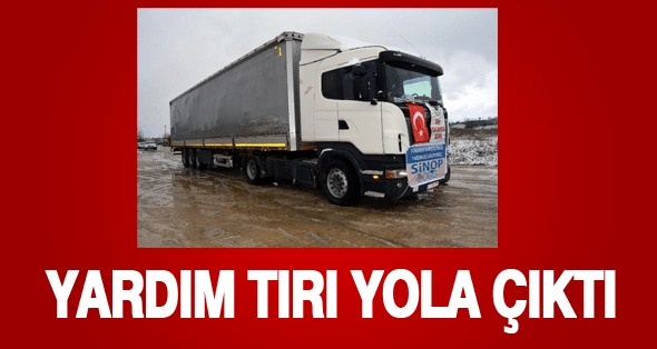 Yardım TIR’ı yola çıktı