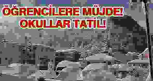 Ayancık’ta Okullar Tatil Edildi