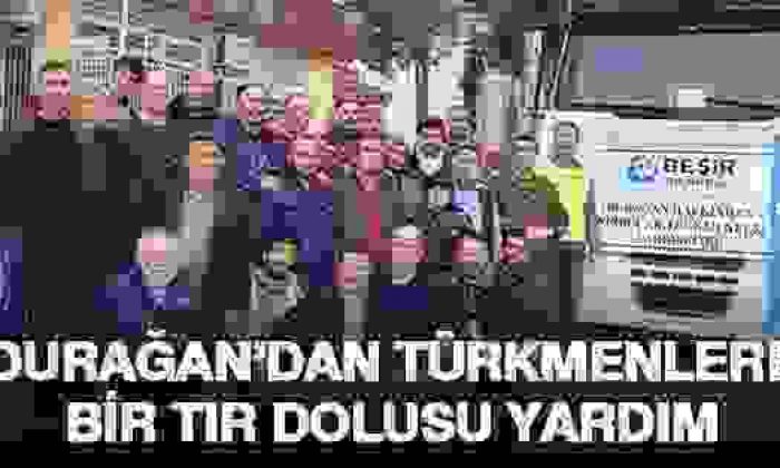 Durağan’dan Bayırbucak’a Yardım Tırı