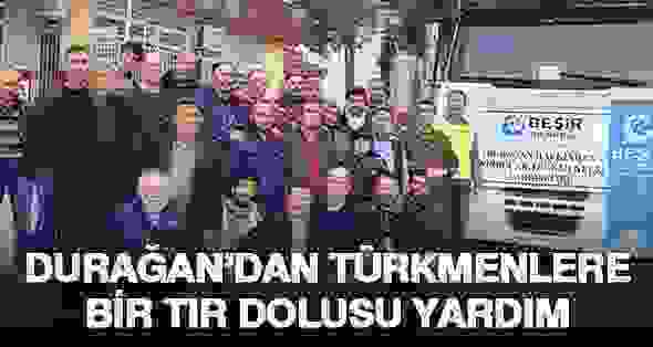 Durağan’dan Bayırbucak’a Yardım Tırı