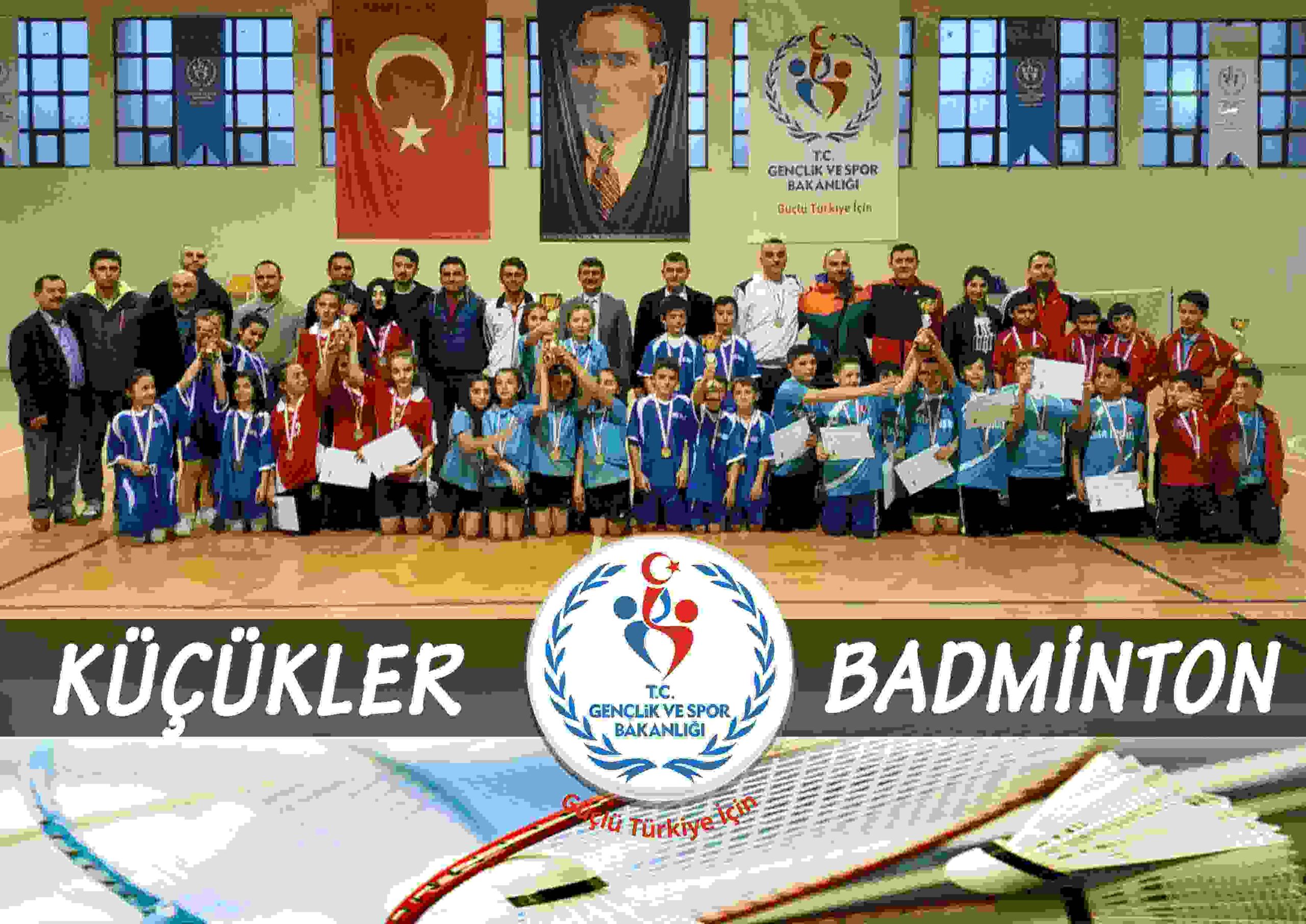Okul Sporları Küçükler Kız/Erkek Badminton İl Birinciliği Sona Erdi