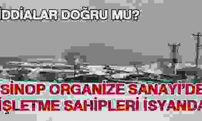 Sinop OSB’de İşyeri Sahipleri İsyanda