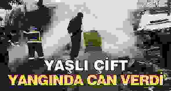 Ayancık’ta Yaşlı Çift Yangında Can Verdi