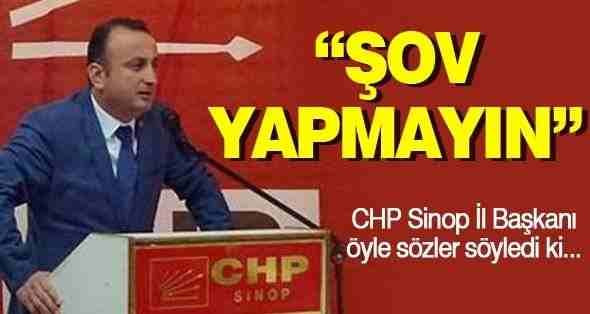 CHP Sinop İl Başkanı Kılıçdaroğlu’na Destek Çıktı
