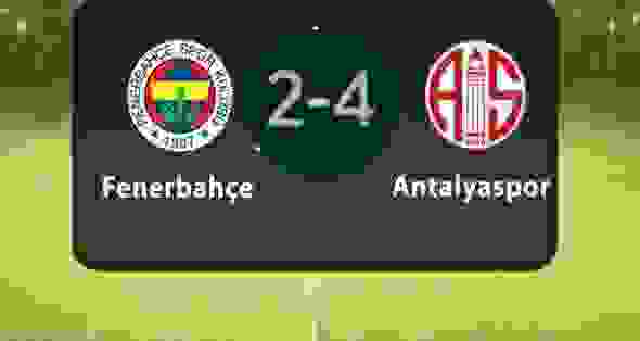 Fenerbahçe Antalyaspor Maçı Kaç Kaç Bitti – Maç Sonucu – Kim Gol Attı