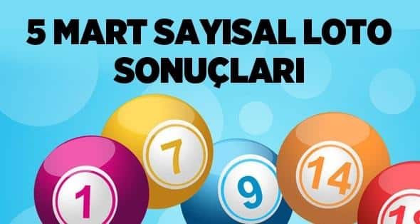 5 Mart Sayısal Loto Sonuçları Belli Oldu