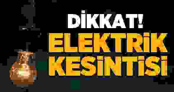 Ayancık Merkezde Elektrikler Kesilecek