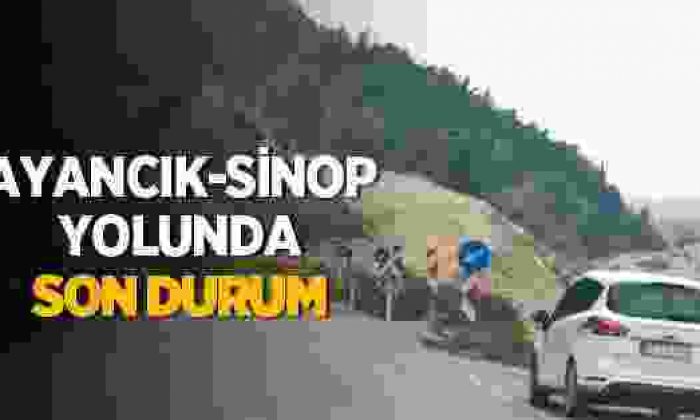 Ayancık-Sinop Karayolunda Son Durum