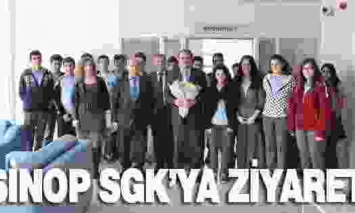 Sinop Sgk’ya Sinop Anadolu Ticaret Ve Meslek Lisesinden Ziyaret
