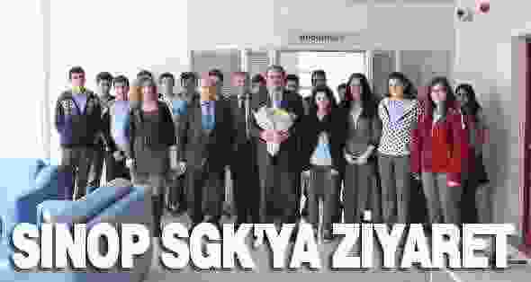 Sinop Sgk’ya Sinop Anadolu Ticaret Ve Meslek Lisesinden Ziyaret