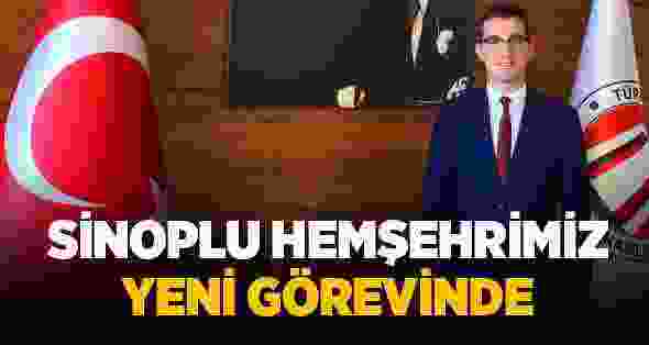 Sinoplu Yusuf Kaptanoğlu Yeni Görevine Başladı