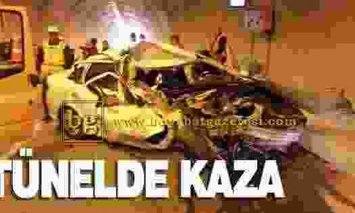 Tünelde Kaza!