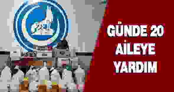 Günde 20 Aileye Gıda Yardımı