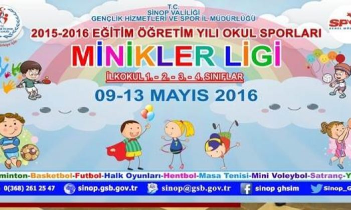Okul Sporları Minikler Ligi Müsabakaları Başlıyor