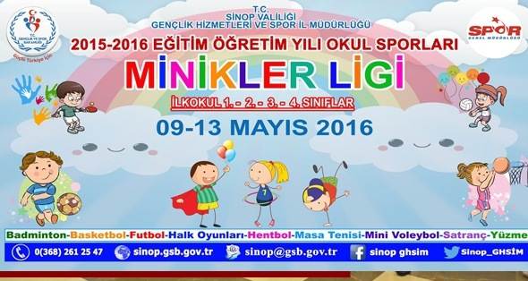 Okul Sporları Minikler Ligi Müsabakaları Başlıyor