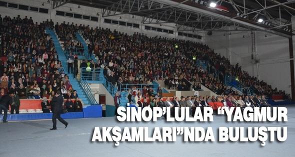 Sinop’lular “Yağmur Akşamları”nda Buluştu