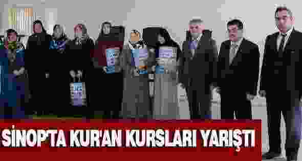 Sinop’ta Kur’an Kursları Yarıştı