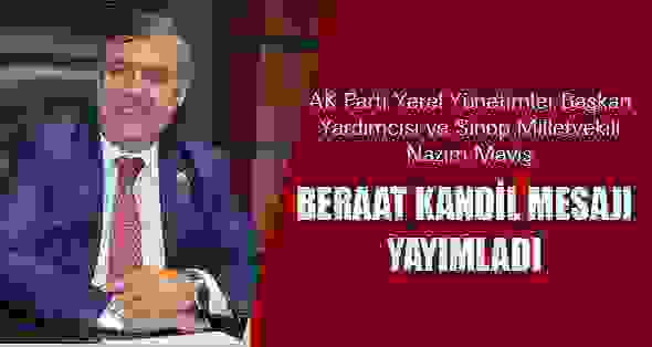 Maviş, Beraat Kandili münasebetiyle bir mesaj yayımladı