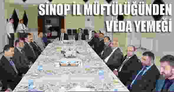 Sinop İl Müftülüğünden Veda Yemeği