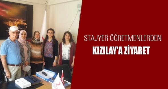 Stajyer Öğretmenlerden Kızılay’a Ziyaret