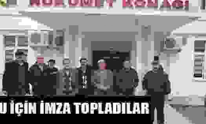 Su İçin İmza Topladılar