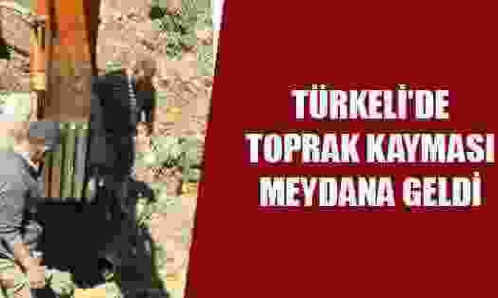 Türkeli’de Toprak kayması hasara yol açtı