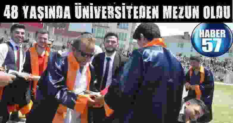 48 Yaşında Üniversiteden Mezun Oldu