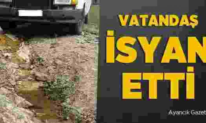 Boyabat’ta Yağışlar Nedeniyle Yollar Zarar Gördü