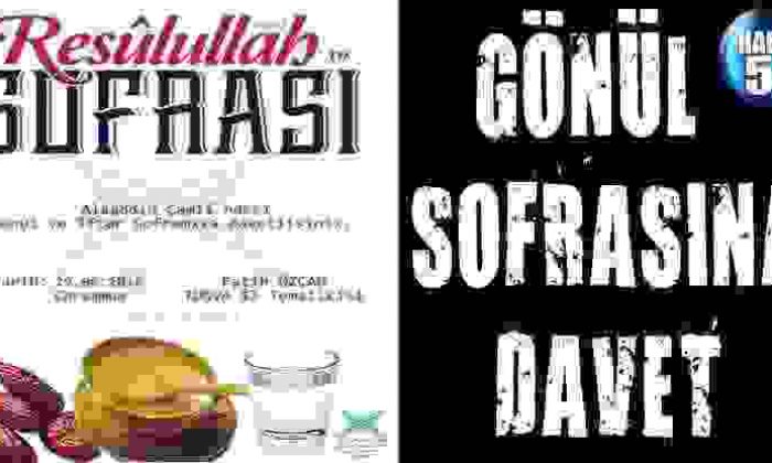 Gönül Sofrasına Davet