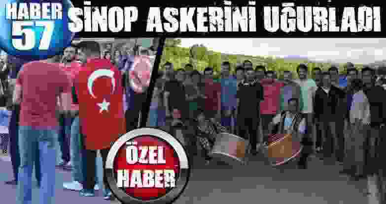 Sinop Askerini Uğurladı