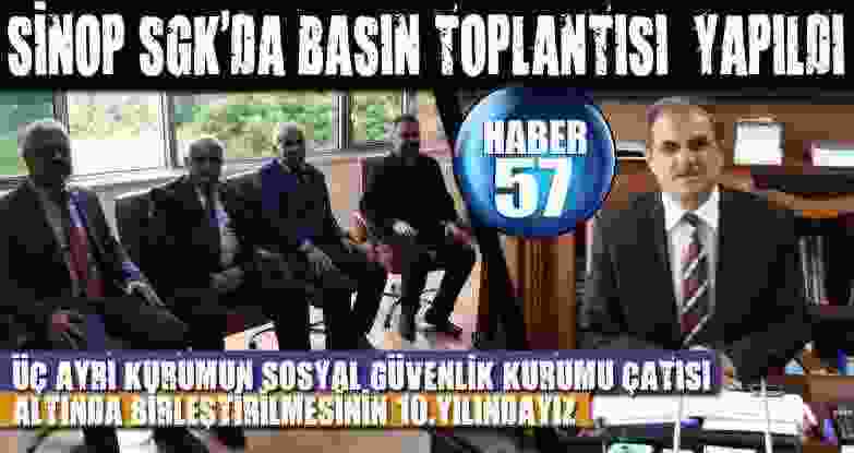 Sinop Sgk’da Basın Toplantısı Yapıldı