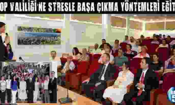 Sinop Valiliği’Ne Stresle Başa Çıkma Yöntemleri Eğitimi