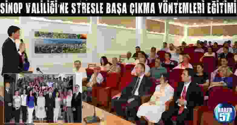 Sinop Valiliği’Ne Stresle Başa Çıkma Yöntemleri Eğitimi