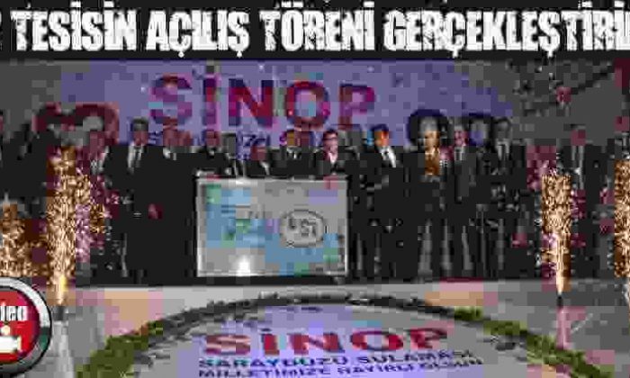 Sinop’Ta 12 Adet Tesisin Açılış Töreni Gerçekleştirildi