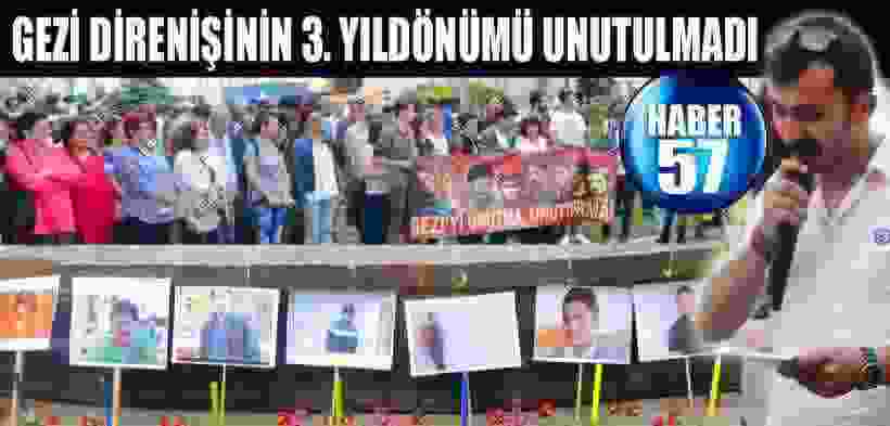 Sinop’Ta Gezi Direnişinin 3. Yıldönümü Unutulmadı