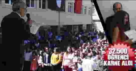 32 Bin Öğrenci Sinop’ta Karne Aldı