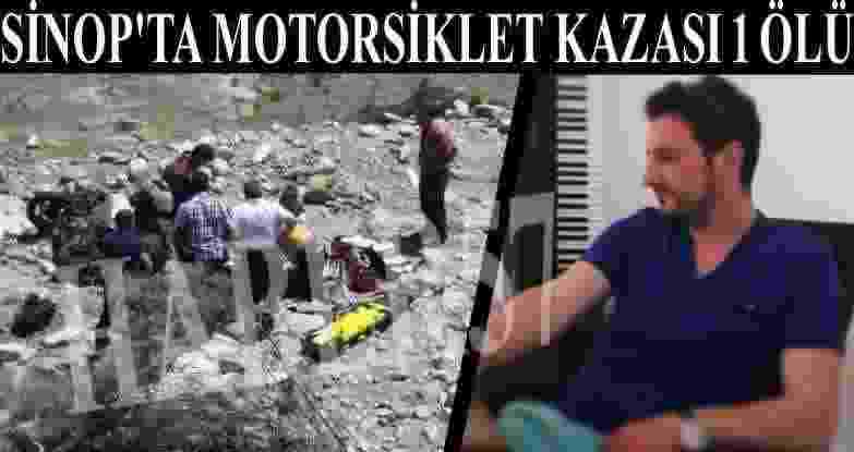 Sinop’ta Motorsiklet Kazası 1 Ölü