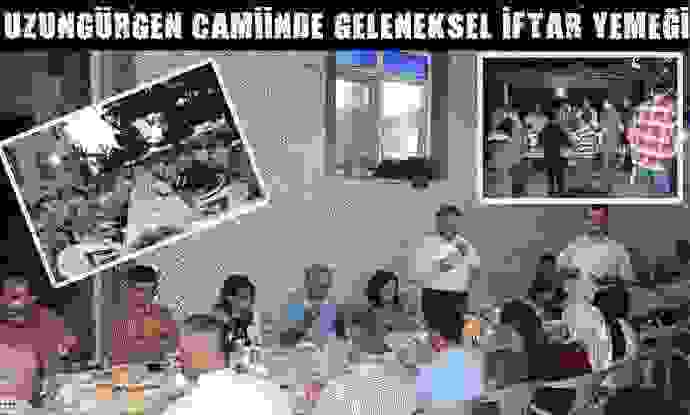 Uzungürgen Camiinde Geleneksel İftar Yemeği