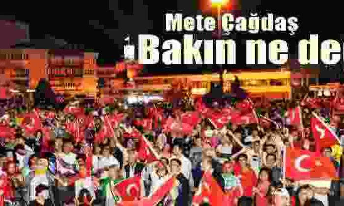 Bu bir öneridir…