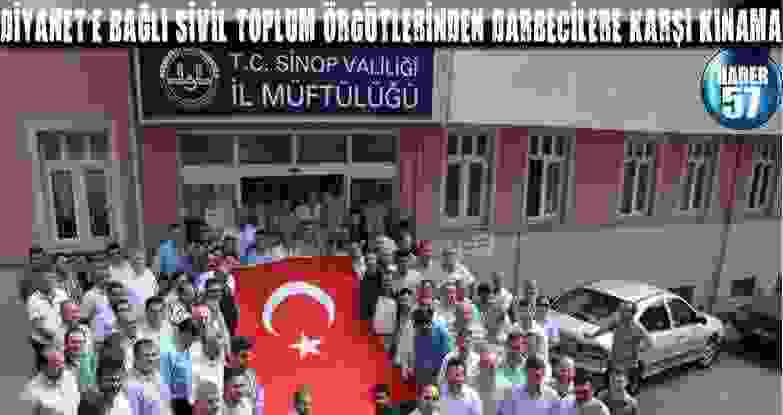 Diyanet’E Bağlı Sivil Toplum Örgütlerinden Darbecilere Karşı Kınama