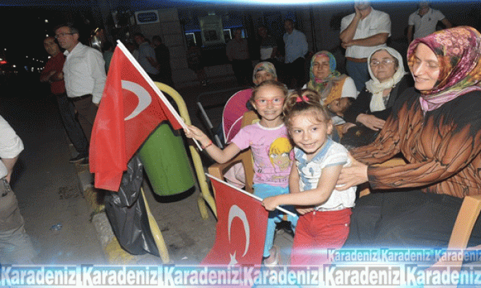 Fatsa’da demokrasi nöbeti