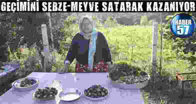 Geçimini Sebze-Meyve Satarak Kazanıyor