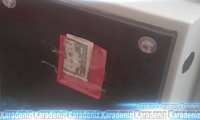 Kasa kapağından 1 dolar çıktı!