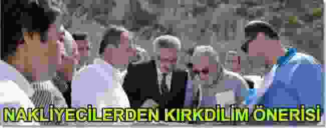 Nakliyecilerden Kırkdilim Önerisi