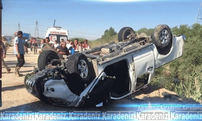 Otomobil dereye uçtu: 2 ölü, 1 yaralı