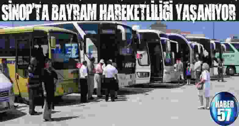 Sinop’Ta Bayram Hareketliliği Yaşanıyor