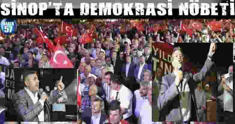 Sinop’Ta Demokrasi Nöbeti